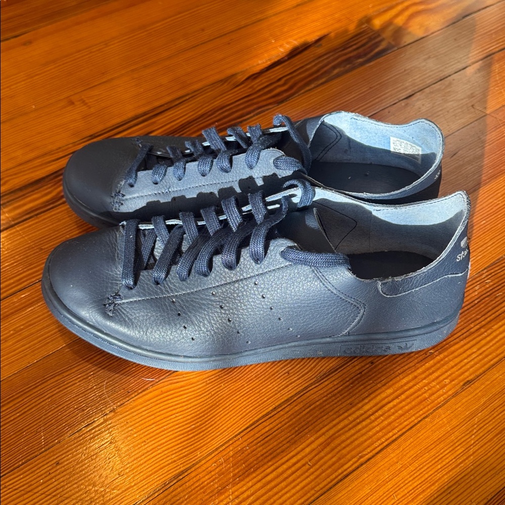 ADIDAS Stan Smith Leather 'Navy' New (Size 9.5 men's) - Picture 3 of 5